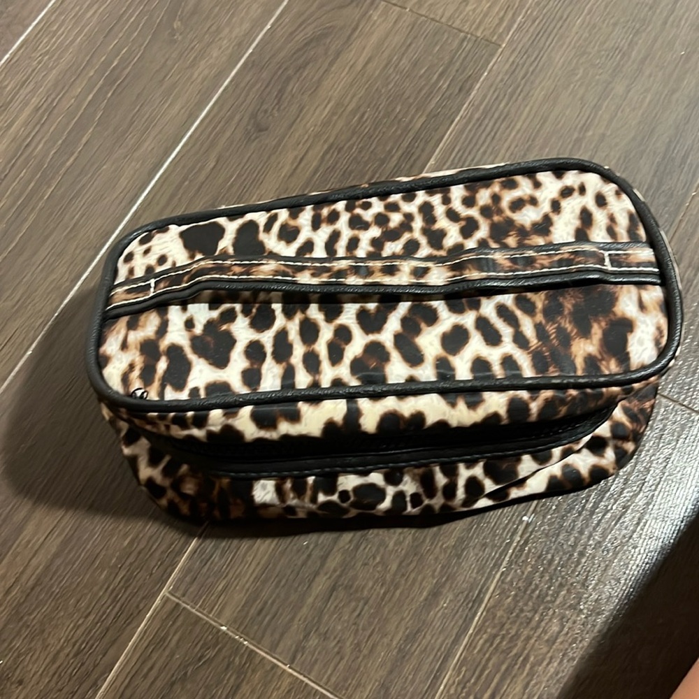 Leopard Print Makeup Bag